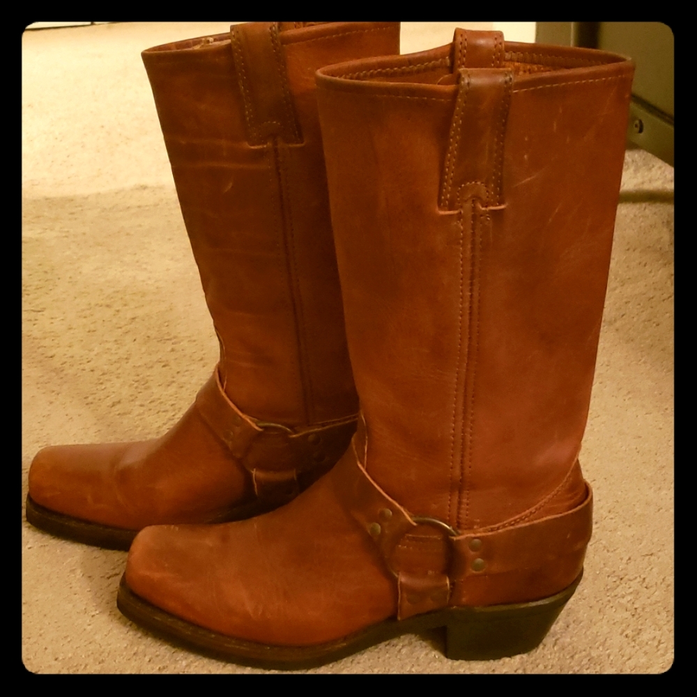 Women's Frye Harness Boots